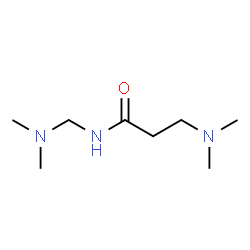 ChemSpider 2D Image | 3-(Dimethylamino)-N-[(dimethylamino)methyl]propanamide | C8H19N3O