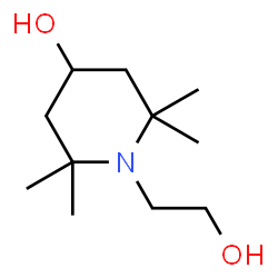 ChemSpider 2D Image | 4-Hydroxy-2,2,6,6-tetramethyl-1-piperidineethanol | C11H23NO2
