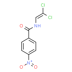 ChemSpider 2D Image | N-(2,2-Dichlorovinyl)-4-nitrobenzamide | C9H6Cl2N2O3