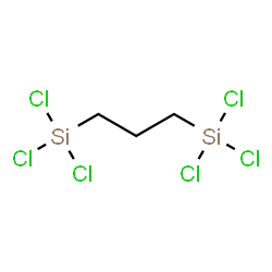 ChemSpider 2D Image | 1,3-BIS(TRICHLOROSILYL)PROPANE | C3H6Cl6Si2