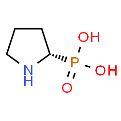 ChemSpider 2D Image | (2S)-2-Pyrrolidinylphosphonic acid | C4H10NO3P