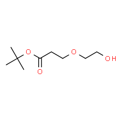 ChemSpider 2D Image | tert-butyl 3-(2-hydroxyethoxy)propanoate | C9H18O4