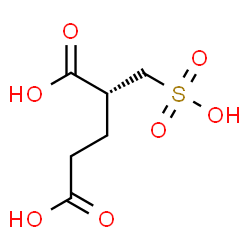 ChemSpider 2D Image | (2R)-2-(Sulfomethyl)pentanedioic acid | C6H10O7S