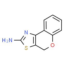 ChemSpider 2D Image | 4H-chromeno[4,3-d]thiazol-2-amine | C10H8N2OS