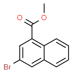 ChemSpider 2D Image | Methyl 3-bromo-1-naphthoate | C12H9BrO2