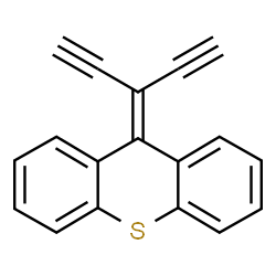 ChemSpider 2D Image | 9-(1,4-Pentadiyn-3-ylidene)-9H-thioxanthene | C18H10S