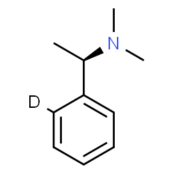 ChemSpider 2D Image | (1R)-N,N-Dimethyl-1-[(2-~2~H)phenyl]ethanamine | C10H14DN