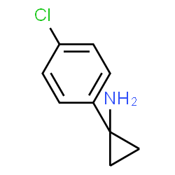ChemSpider 2D Image | 1-(4-Chlorophenyl)cyclopropanamine | C9H10ClN