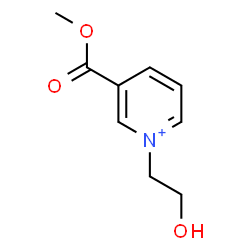ChemSpider 2D Image | 1-(2-Hydroxyethyl)-3-(methoxycarbonyl)pyridinium | C9H12NO3