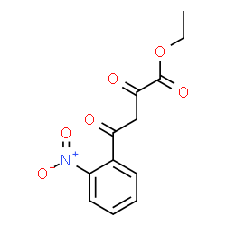 ChemSpider 2D Image | Ethyl 4-(2-nitrophenyl)-2,4-dioxobutanoate | C12H11NO6