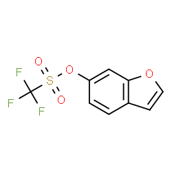 ChemSpider 2D Image | BENZOFURAN-6-YL TRIFLUOROMETHANESULFONATE | C9H5F3O4S