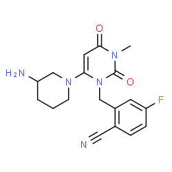 ChemSpider 2D Image | Trelagliptin | C18H20FN5O2