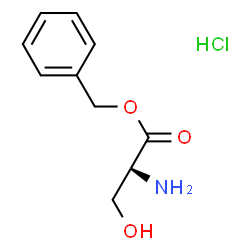 ChemSpider 2D Image | Benzyl serinate hydrochloride (1:1) | C10H14ClNO3
