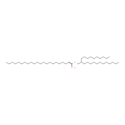 ChemSpider 2D Image | (1E)-1-[(2-Decyltetradecyl)oxy]-1-docosen-1-ol | C46H92O2