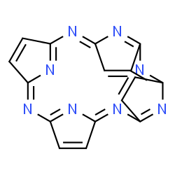 ChemSpider 2D Image | Porphyrazine | C16H8N8