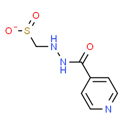 ChemSpider 2D Image | (2-Isonicotinoylhydrazino)methanesulfinate | C7H8N3O3S