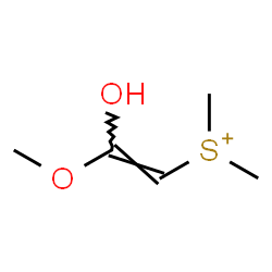ChemSpider 2D Image | [(E)-2-Hydroxy-2-methoxyvinyl](dimethyl)sulfonium | C5H11O2S