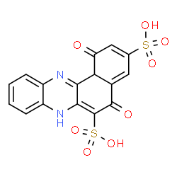 ChemSpider 2D Image | 1,5-Dioxo-1,5,7,12b-tetrahydrobenzo[a]phenazine-3,6-disulfonic acid | C16H10N2O8S2