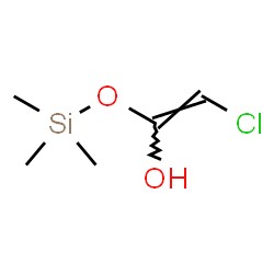 ChemSpider 2D Image | (E)-2-Chloro-1-[(trimethylsilyl)oxy]ethenol | C5H11ClO2Si