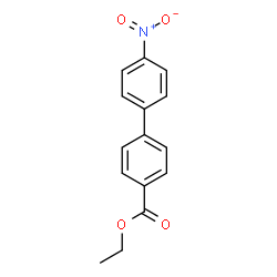 ChemSpider 2D Image | Ethyl 4'-nitro-4-biphenylcarboxylate | C15H13NO4