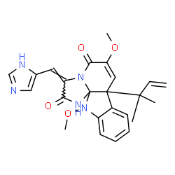 ChemSpider 2D Image | Oxaline | C24H25N5O4