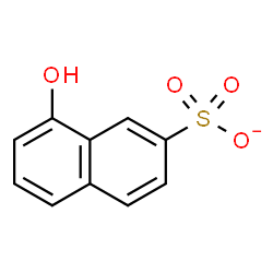 ChemSpider 2D Image | 8-Hydroxy-2-naphthalenesulfonate | C10H7O4S