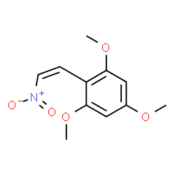 ChemSpider 2D Image | 1,3,5-Trimethoxy-2-[(Z)-2-nitrovinyl]benzene | C11H13NO5