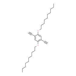 ChemSpider 2D Image | 1,4-Bis(decyloxy)-2,5-diethynylbenzene | C30H46O2