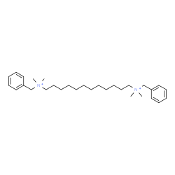 ChemSpider 2D Image | N,N'-Dibenzyl-N,N,N',N'-tetramethyl-1,12-dodecanediaminium | C30H50N2