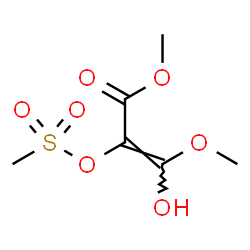 ChemSpider 2D Image | Methyl (2E)-3-hydroxy-3-methoxy-2-[(methylsulfonyl)oxy]acrylate | C6H10O7S