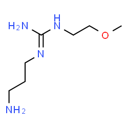 ChemSpider 2D Image | 2-(3-Aminopropyl)-1-(2-methoxyethyl)guanidine | C7H18N4O