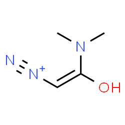 ChemSpider 2D Image | (E)-2-(Dimethylamino)-2-hydroxyethenediazonium | C4H8N3O