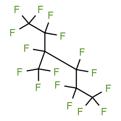 ChemSpider 2D Image | 1,1,1,2,2,3,3,4,5,5,6,6,6-Tridecafluoro-4-(trifluoromethyl)hexane | C7F16