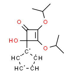 ChemSpider 2D Image | 1-(1-Hydroxy-2,3-diisopropoxy-4-oxo-2-cyclobuten-1-yl)-1,2,3,4,5-cyclopentanepentayl | C15H19O4