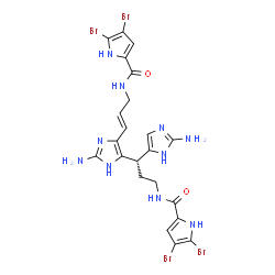 ChemSpider 2D Image | nagelamide A | C22H22Br4N10O2