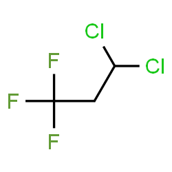 ChemSpider 2D Image | 3,3-dichloro-1,1,1-trifluoropropane | C3H3Cl2F3