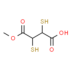 ChemSpider 2D Image | 4-Methoxy-4-oxo-2,3-disulfanylbutanoic acid | C5H8O4S2