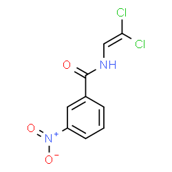 ChemSpider 2D Image | N-(2,2-Dichlorovinyl)-3-nitrobenzamide | C9H6Cl2N2O3