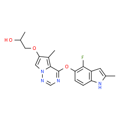 ChemSpider 2D Image | Brivanib | C19H19FN4O3