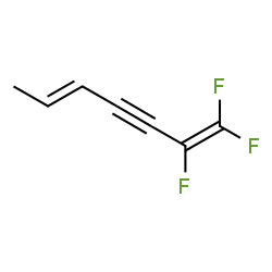 ChemSpider 2D Image | (5E)-1,1,2-Trifluoro-1,5-heptadien-3-yne | C7H5F3