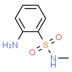 ChemSpider 2D Image | 2-Amino-N-methylbenzenesulfonamide | C7H10N2O2S