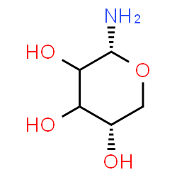 ChemSpider 2D Image | alpha-L-glycero-Pentopyranosylamine | C5H11NO4