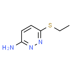 ChemSpider 2D Image | 6-(ethylthio)pyridazin-3-amine | C6H9N3S