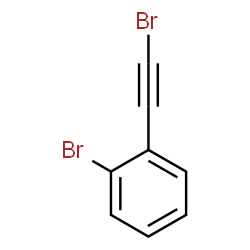 ChemSpider 2D Image | 1-Bromo-2-(bromoethynyl)benzene | C8H4Br2