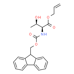 ChemSpider 2D Image | N-Fmoc-L-threonine Allyl Ester | C22H23NO5