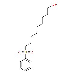 ChemSpider 2D Image | 9-(Phenylsulfonyl)-1-nonanol | C15H24O3S