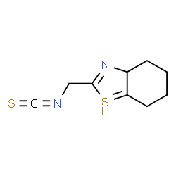ChemSpider 2D Image | 2-(isothiocyanatomethyl)-4,5,6,7-tetrahydro-3aH-1,3-benzothiazole | C9H11N2S2