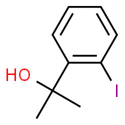 ChemSpider 2D Image | 2-(2-Iodophenyl)-2-propanol | C9H11IO
