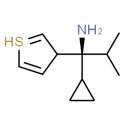 ChemSpider 2D Image | (1S)-1-cyclopropyl-2-methyl-1-(3H-thiophen-3-yl)propan-1-amine | C11H18NS