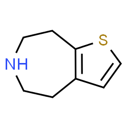 ChemSpider 2D Image | 5,6,7,8-Tetrahydro-4H-thieno[2,3-d]azepine | C8H11NS